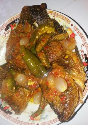 Foto resep Pesmol Ikan Nila Cabe ijo