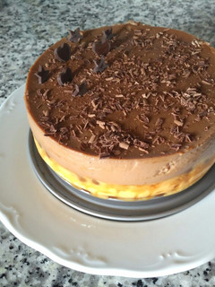 Una foto de Tarta "Dos flanes" 🍮🍮