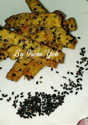 無奶油-全麥黑芝麻棒 的食譜成品照片