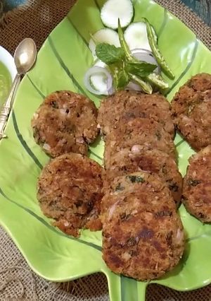 A picture of Lobia ke Kebab.