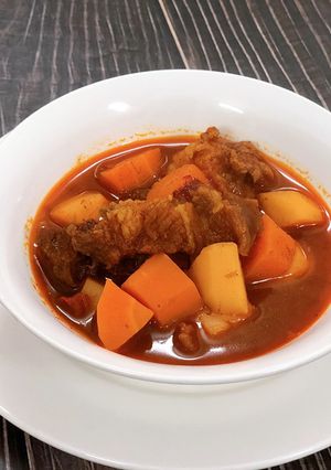 Hình của món Sốt vang cho ngày 14/3.