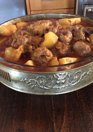عکسی از دستور خورش الو