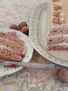 Dió torta recept fotója