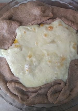 Una foto de Tarta integral de choclo