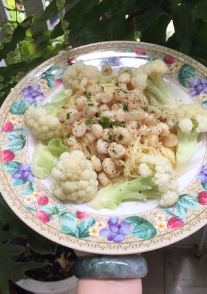 Hình của món Mì sò điệp.