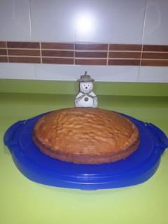 Una foto de Bizcocho de café, galleta y canela con thermomix