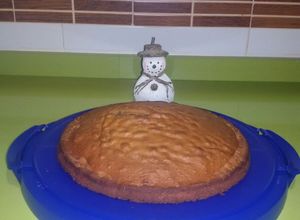 Foto principal de Bizcocho de café, galleta y canela con thermomix