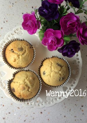 Foto resep Chocolate peanut butter chips muffin