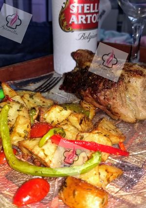 Una foto de Carne al horno 🍗👩‍🍳