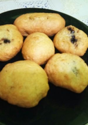 Foto resep Donat sukun lembut isi pisang coklat