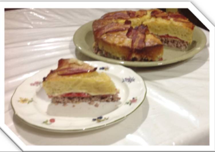 Pastel de carne y tortilla