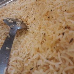 A picture of Plain rice.