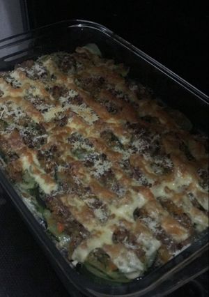 Una foto de Ratatouille de zapallo italiano