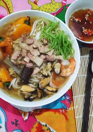Hình của món Bún mắm.