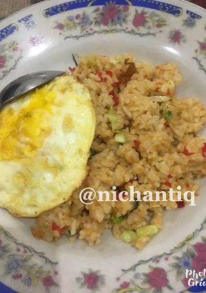 Foto resep Nasi Goreng Tek Tek Telur Simple