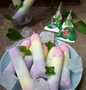 Resep Es lilin rainbow Anti Gagal