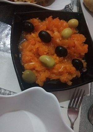 صورة لوصفة سلطة الجزر المنعشة
