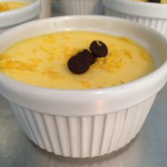 A picture of Chocolate Orange Creme Brûlée.