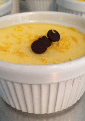 A picture of Chocolate Orange Creme Brûlée.