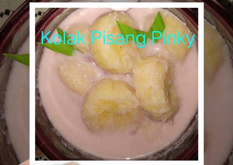 resep cara mengolah Kolak pisang pinky