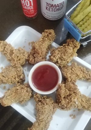 A picture of Fried Chicken Wings 😍.