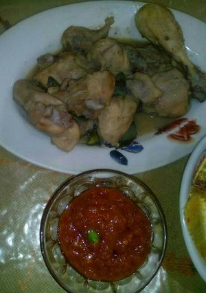 Foto resep Ayam Pop & Sambalnya