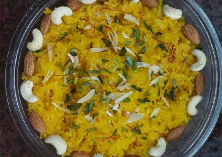 Recipe of Any-night-of-the-week Rajasthani meetha chawal