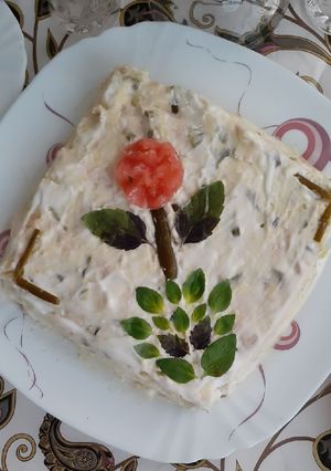 عکسی از دستور سالاد الویه
