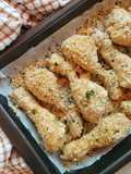 Fusi di pollo gratinati