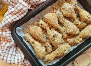 Foto di Fusi di pollo gratinati