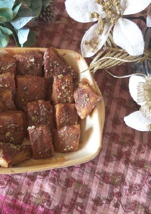 A picture of Spanish Dessert Freid milk mouth melting recipe.