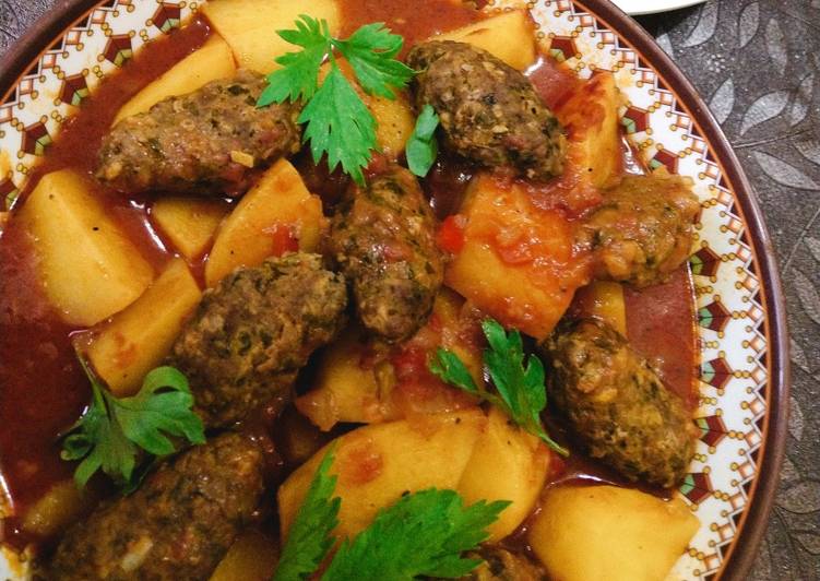 ايدام الكفتة والبطاطا