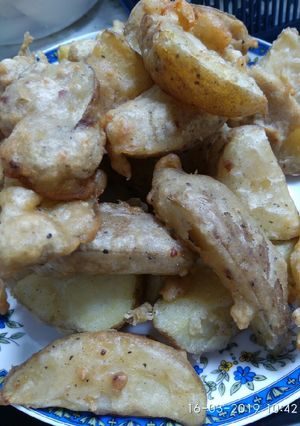 Foto resep Potato wedges kentang goreng ala ala
