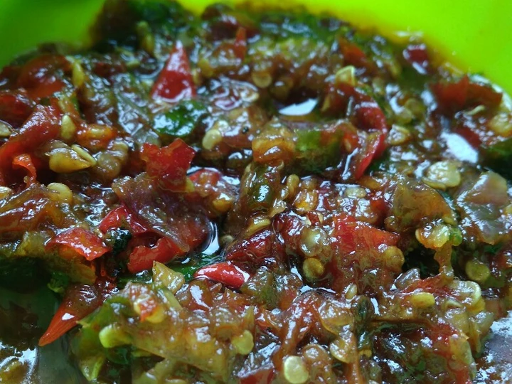 Cara Mudah Membikin Resep Sambal terasi goreng yang Lezat Sekali Anti Ribet, Mantap