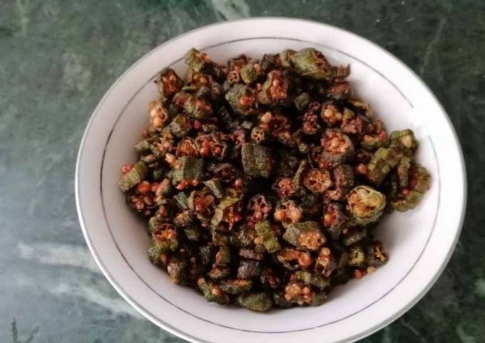 Easiest Way to Prepare Favorite Deep Fried Kurkuri Bhindi