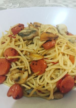 Foto resep Spaghetti Oglio Olio