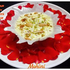 A picture of Rice Kesar dry fruits kheer.