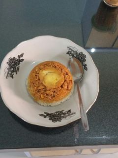 Foto resep Nasi tim ayam