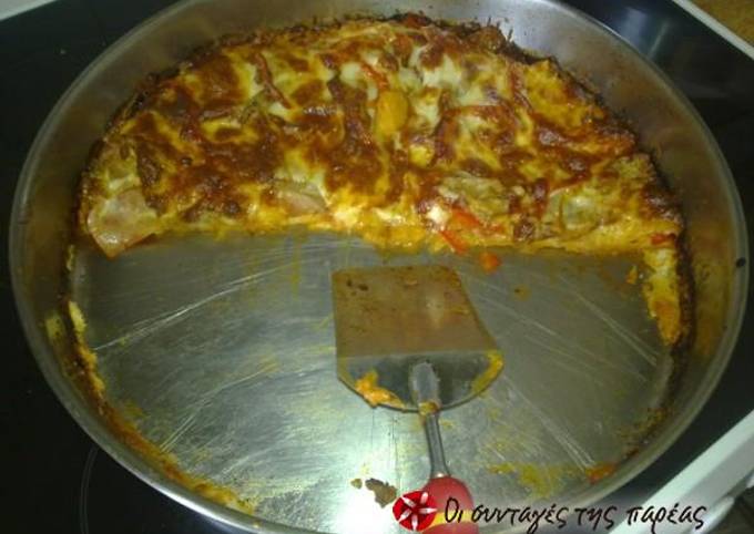 κύρια φωτογραφία συνταγής Ζύμη και σάλτσα πίτσας πεντανόστιμη