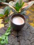 Mint leaves and lemongrass tea