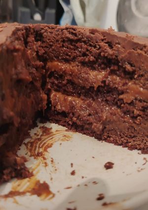 Una foto de Torta de chocolate sin gluten