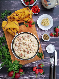 Foto resep Meatballs mushroom sauce