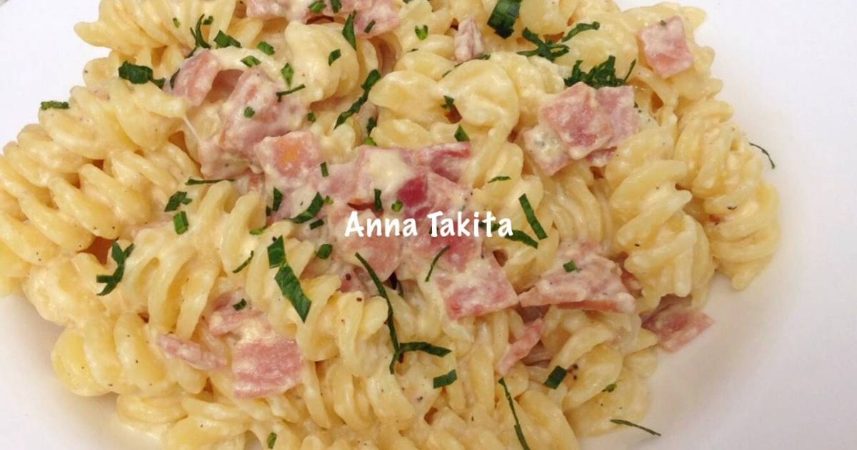 Resep Fusilli Carbonara oleh Anna Takita - Cookpad