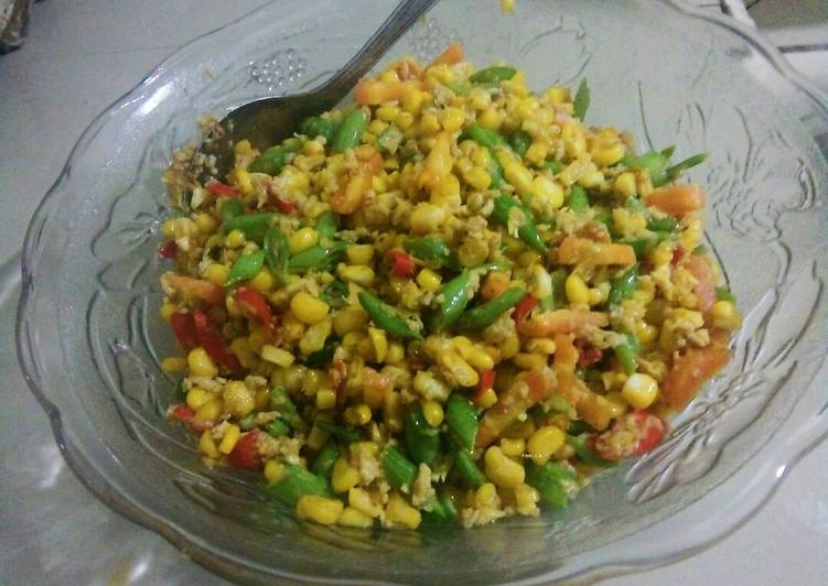 Cara mudah memasak Tumis manis JWB simpel (Jagung Wortel Buncis) yang Sempurna