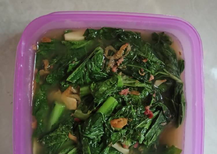 Resep Tumis sawi udang ebi, Bisa Manjain Lidah