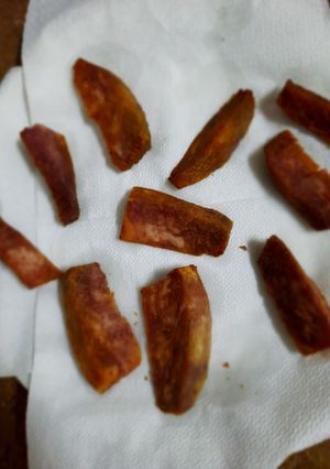 A picture of Deep fried Nduma.