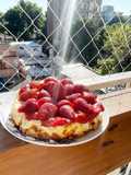Cheesecake cocida sin tacc