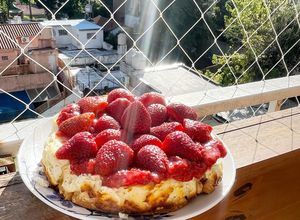 Una foto de Cheesecake cocida sin tacc