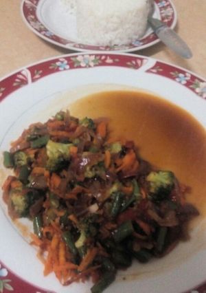 A picture of Seasonal Vegetable Stir Fry.