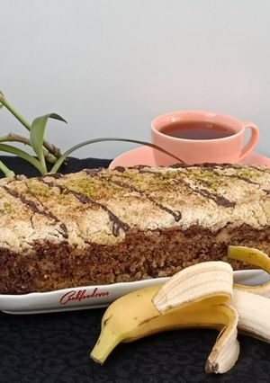 عکسی از دستور کیک کرامبل ماربل موزی